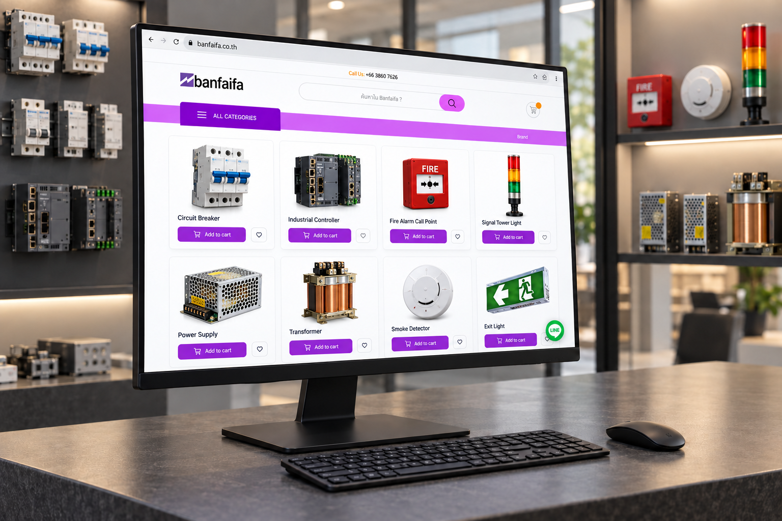 E-Catalog พร้อมระบบสั่งซื้อและอนุมัติหลายระดับ